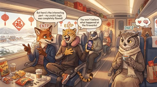 Nano Banana 提示词：MBTI 16 人格动物拟人插画生成器｜Curify AI